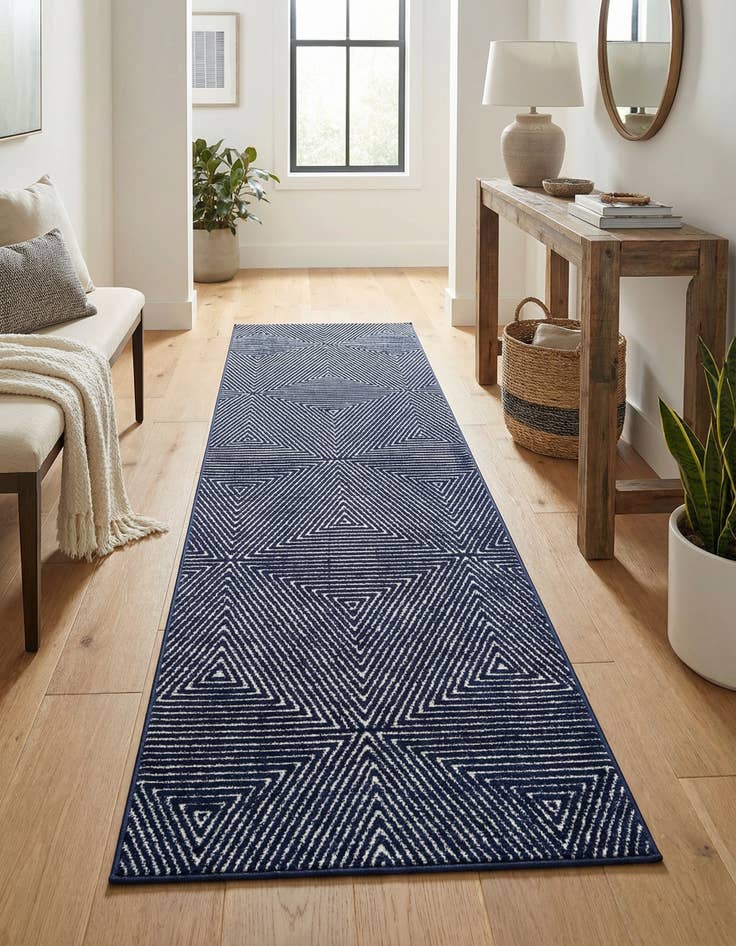 Detail image of 2' 7 x 10'  Washable Sabrina Soto Indoor / Outdoor Runner Rug