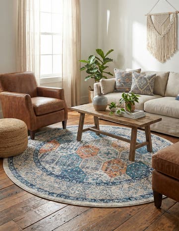 5' 2 x 5' 2 Lola Round Rug