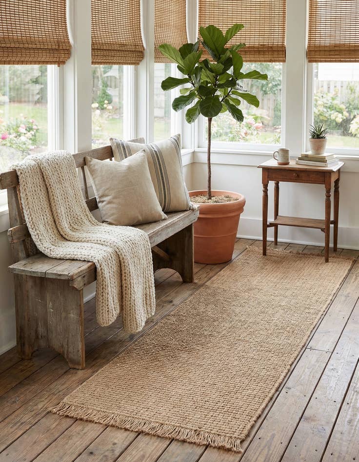 Detail image of 2' x 8' Cottage Farm Runner Rug