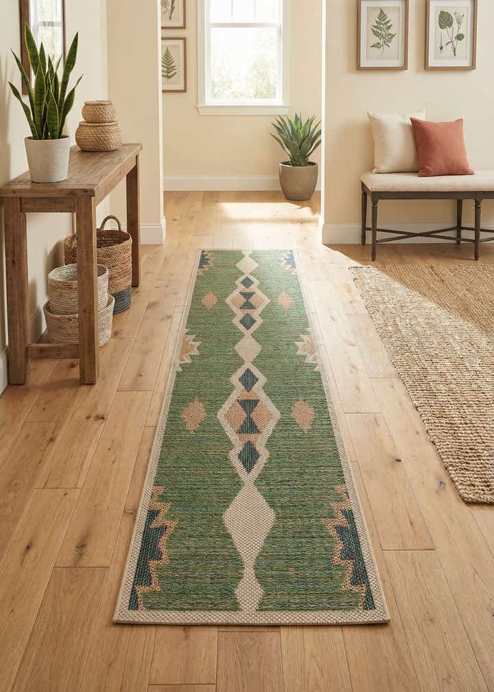 2' x 7' 10 Easy-Clean Baja Indoor / Outdoor Runner Rug