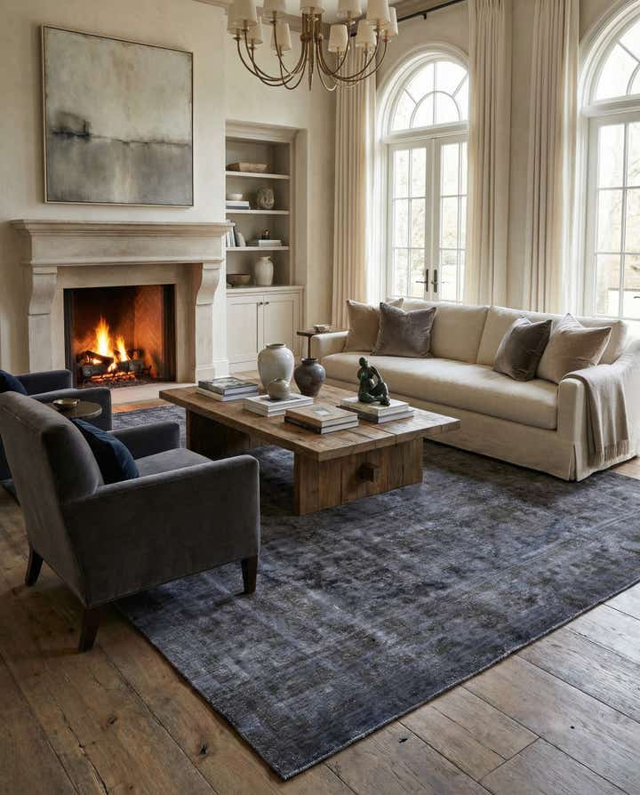 9' 4 x 12' 7 Hand Knotted Ultra Vintage Persian Wool Rug