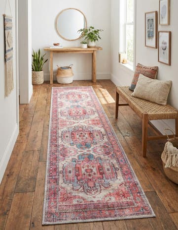 2' x 10' Washable Maahru Runner Rug