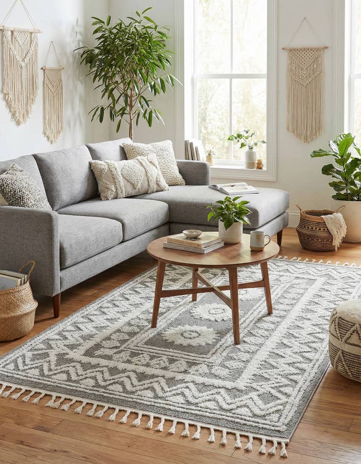 Detail image of 5' 3 x 8' Boho Rug