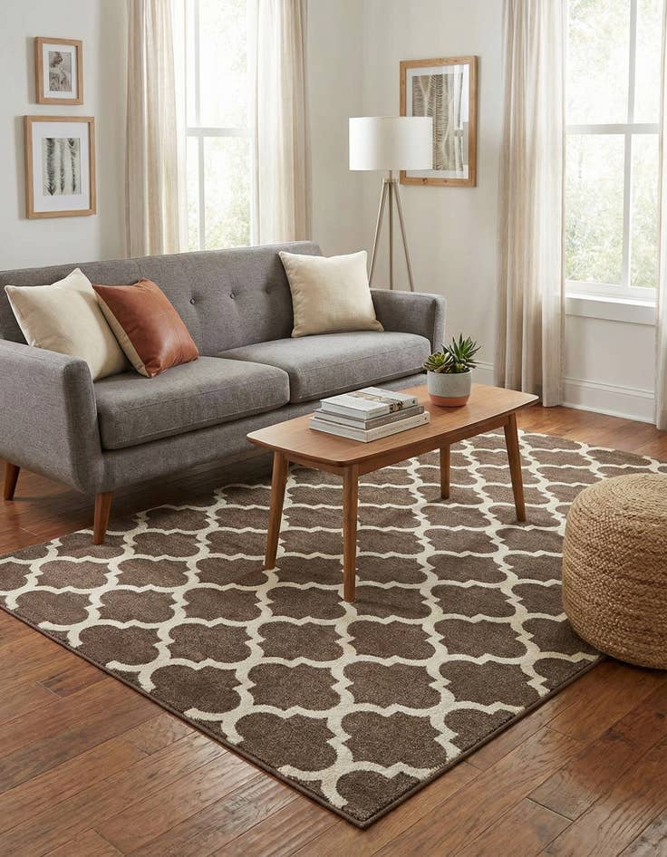 Detail image of  7' 10 x 11' Lattice Rug