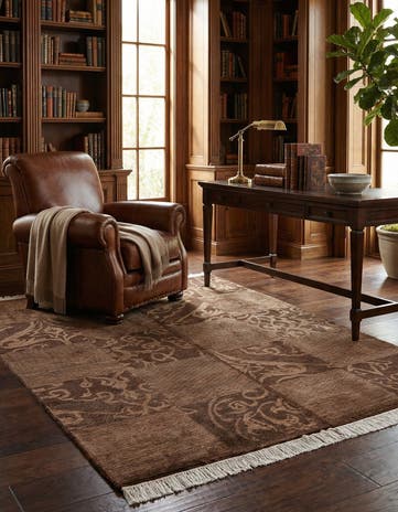 5' x 6' 9 Hand Knotted Darya Wool Rug