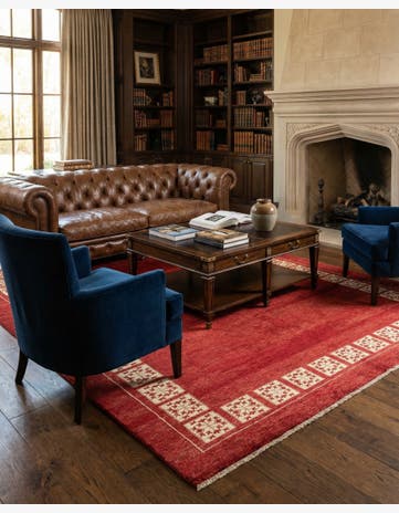 9' 6 x 12' 5 Pakistan Wool Rug