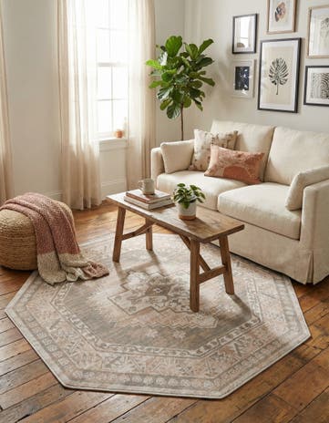 Mink Whitney Octagon Rug