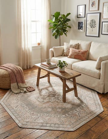 5' 3 x 5' 3 Whitney Octagon Rug