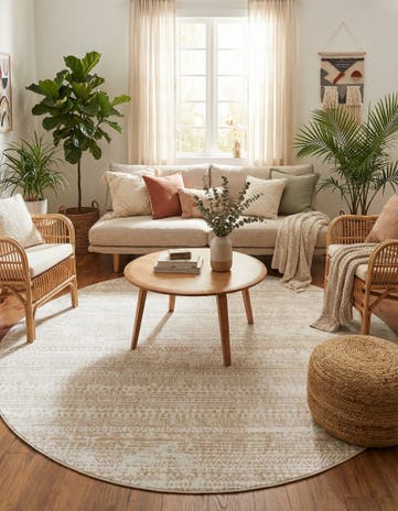 10' 8 x 10' 8 Hermitage Round Rug