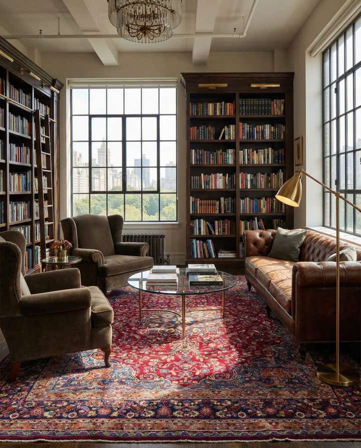 10' x 12' 6 Hand Knotted Mashad Persian Wool Rug