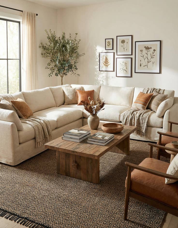 Detail image of  12' 2 x 16' 1  Hand Woven Braided Jute Rug