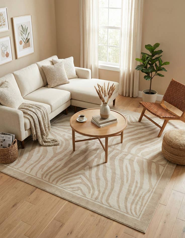 Detail image of 10' x 10' Safari Square Rug