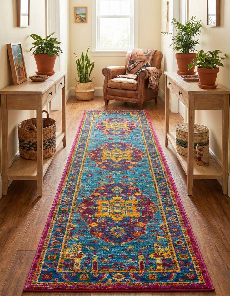 Detail image of 2' 7 x 12' Calypso Runner Rug