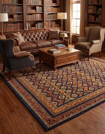 8' 5 x 10' 2 Hand Knotted Bakhtiar Rug