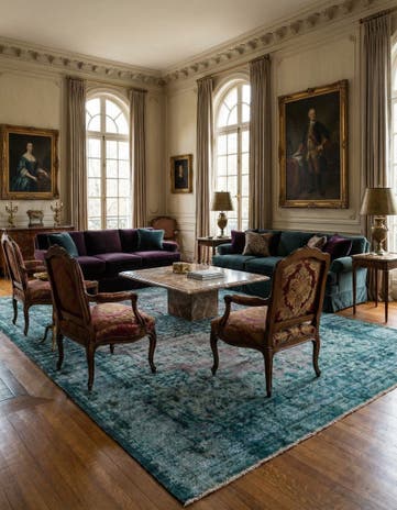 8' 4 x 11' 5 Vintage Royal Wool Rug