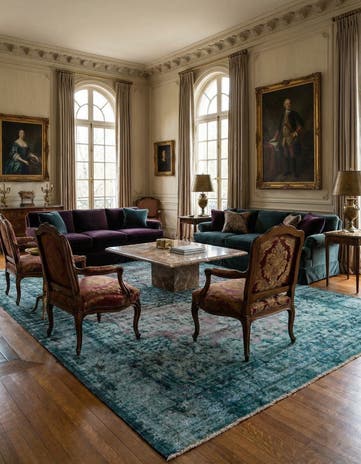 8' 4 x 11' 5 Vintage Royal Wool Rug