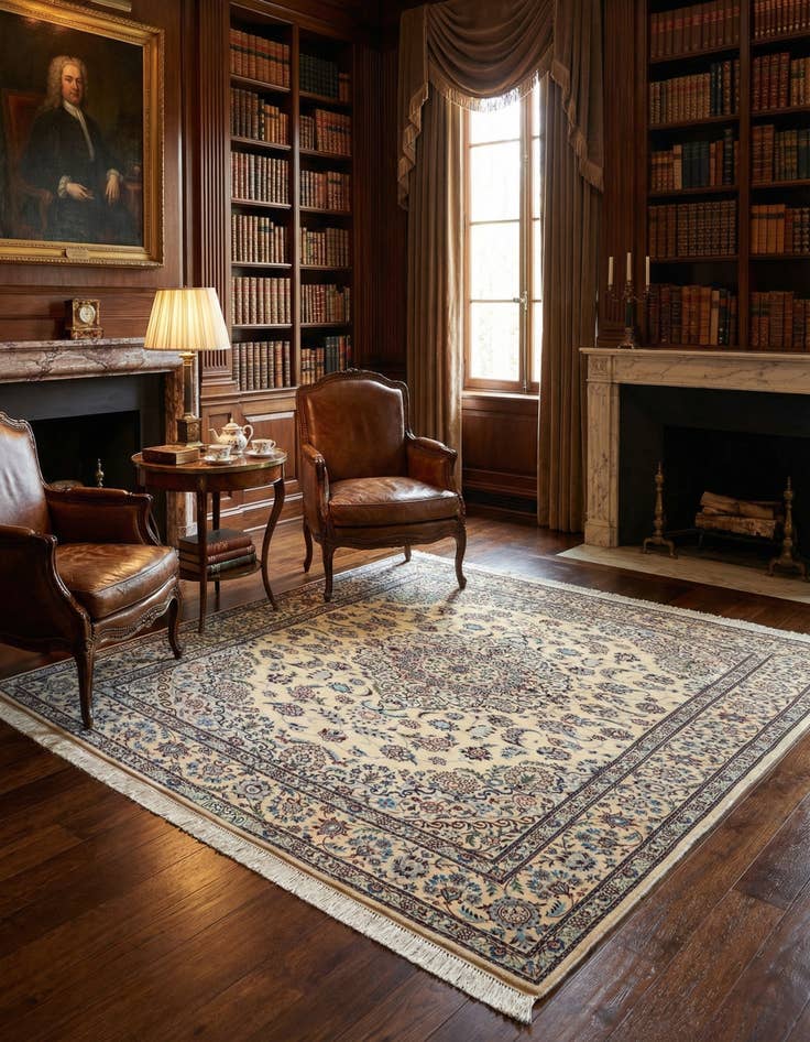 Detail image of 4' 2 x 6' 5 Nain Rug