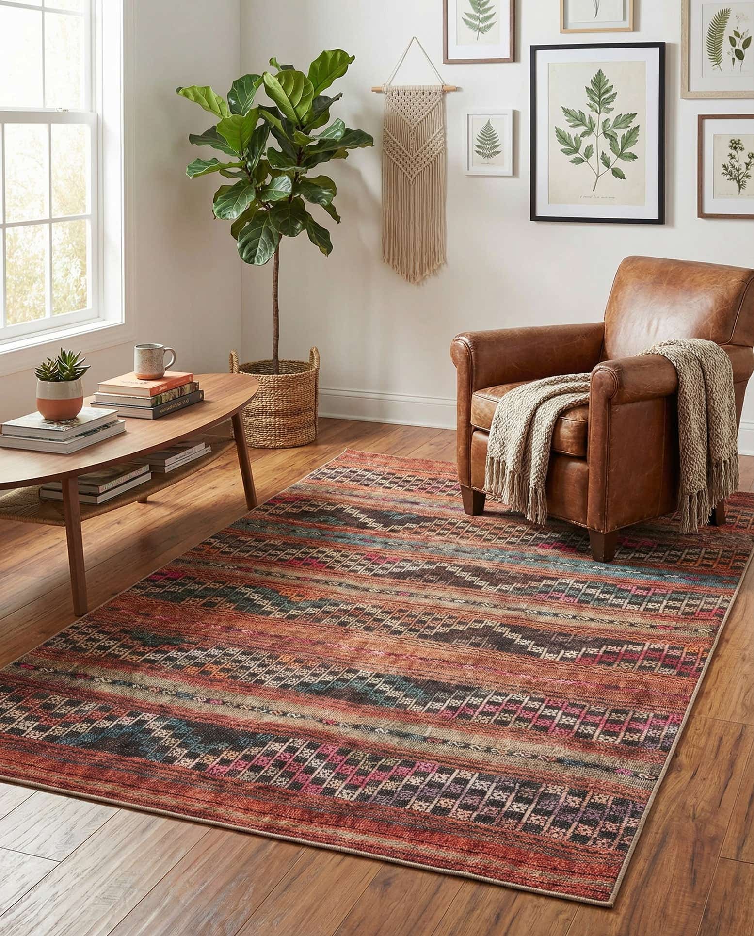 5' x 8' Washable Timeless Rug