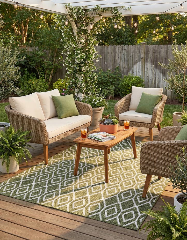 4' x 6' Easy-Clean Jill Zarin Turks and Ca...