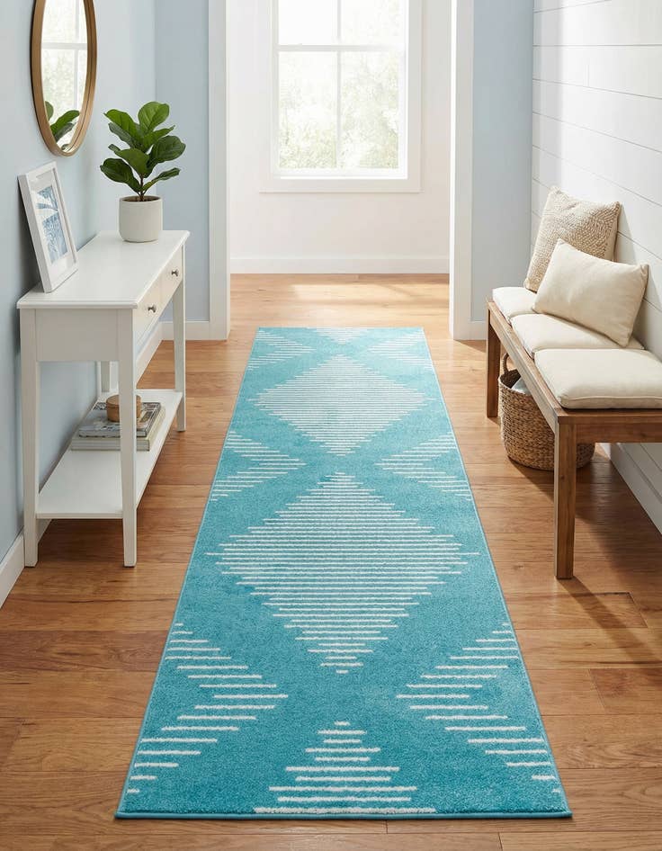 Detail image of 2' 7 x 10' Kai Runner Rug