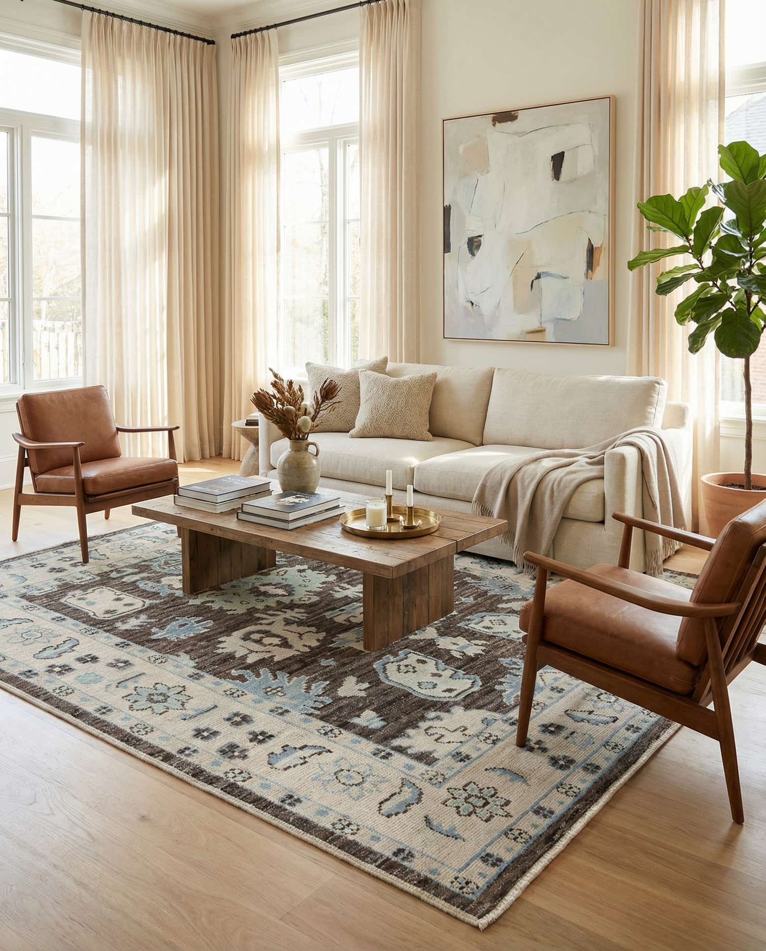8' 2 x 10' 1 Hand Knotted Moroccan Wool Rug
