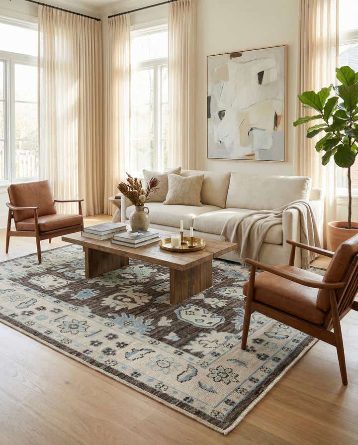 8' 2 x 10' 1 Hand Knotted Moroccan Wool Rug