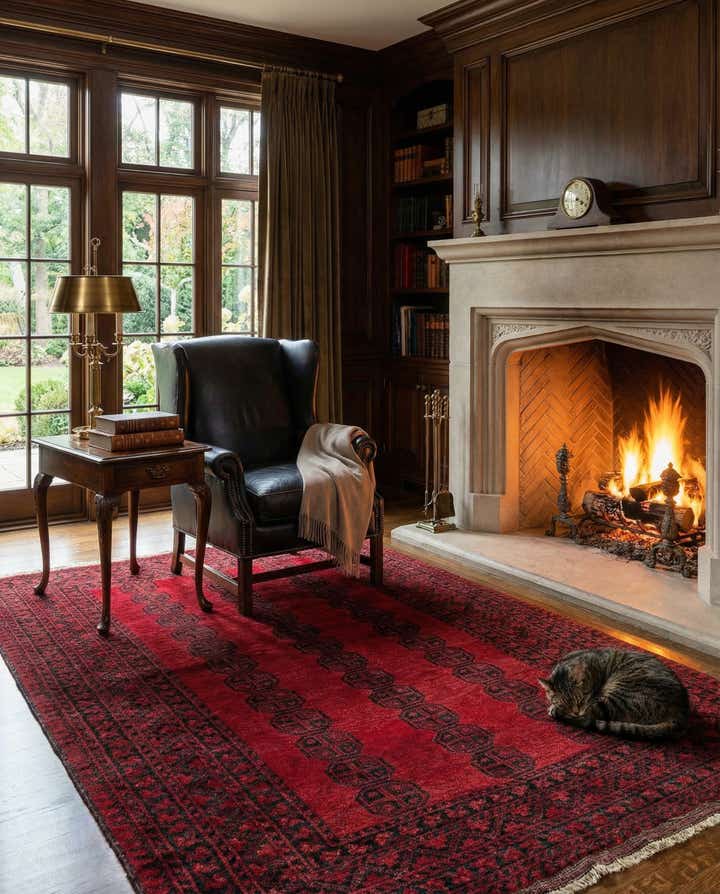 5' x 8' Hand Knotted Afghan Akhche Wool Rug