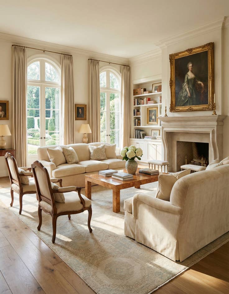 Detail image of 9' x 11' 10  Hand Knotted Ziegler Rug