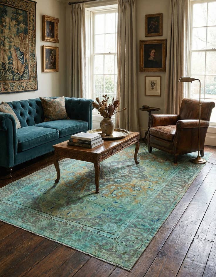 Detail image of 3' 10 x 6' 5 Vintage Royal Rug