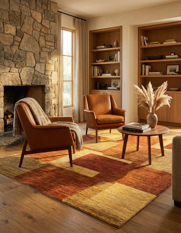 Detail image of 5' x 6' 4 Juma Wool Rug