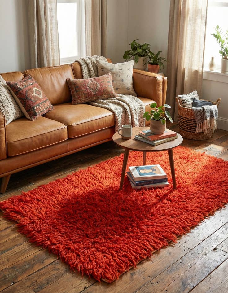 Detail image of  2' 5 x 5' 2  Hand Knotted Moroccan Wool Runner Rug