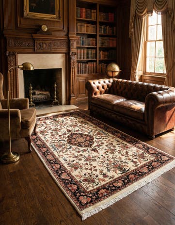 3' 5 x 6' 3 Bidjar Wool Rug
