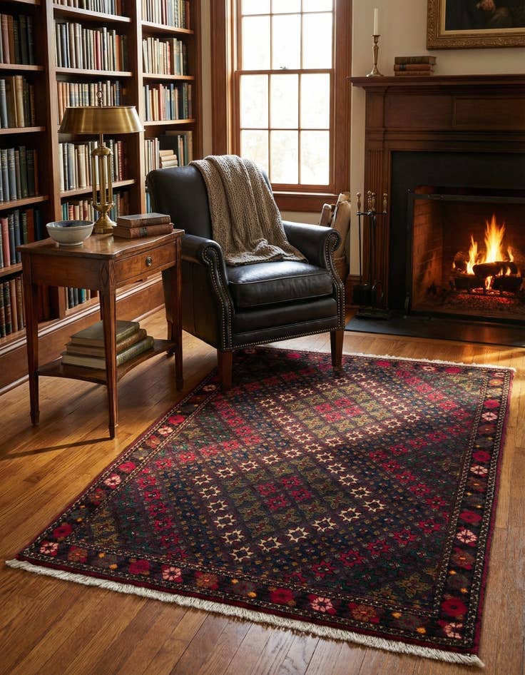 Detail image of 3' 1 x 4' 3 Sirdjan Rug