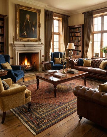 6' 4 x 9' 1 Ardabil Wool Rug
