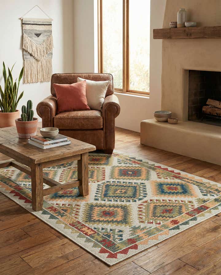 4' x 6' Easy-Clean Baja Indoor / Outdoor Rug