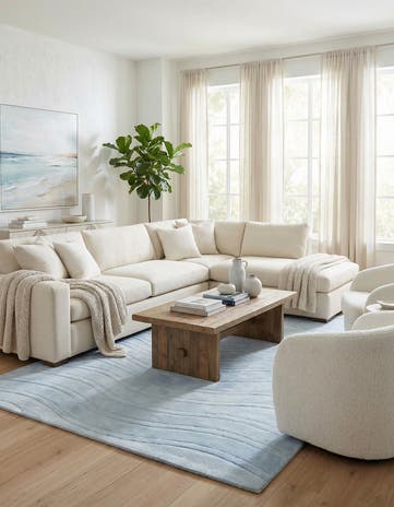 5' 7 x 8' 1 Hand Knotted Darya Wool Rug