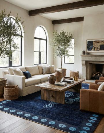 10' 6 x 14' 8 Hand Knotted Moroccan Wool Rug