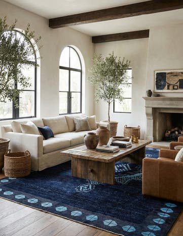 10' 6 x 14' 8 Hand Knotted Moroccan Wool Rug