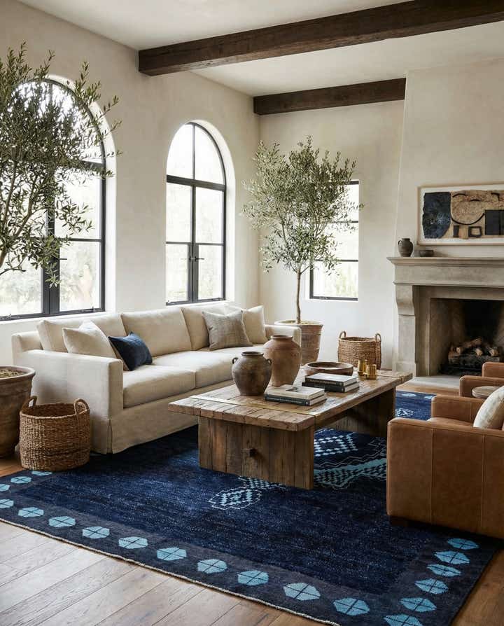 10' 6 x 14' 8 Hand Knotted Moroccan Wool Rug