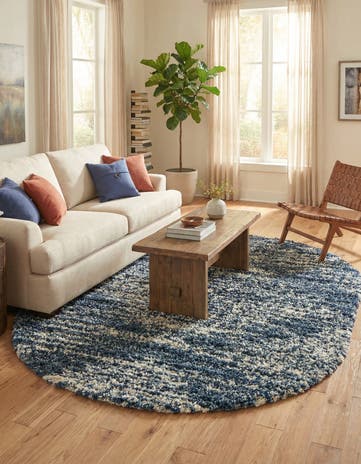 7' 10 x 10' Serenity Shag Oval Rug