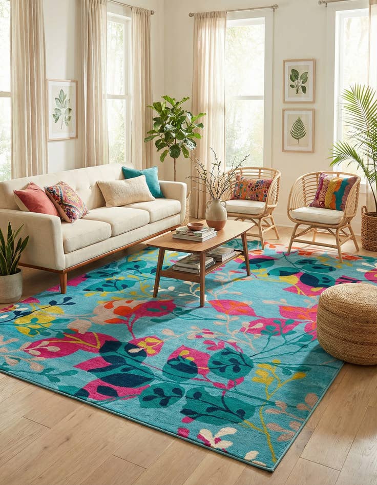 Detail image of 10' x 14' Azalea Rug