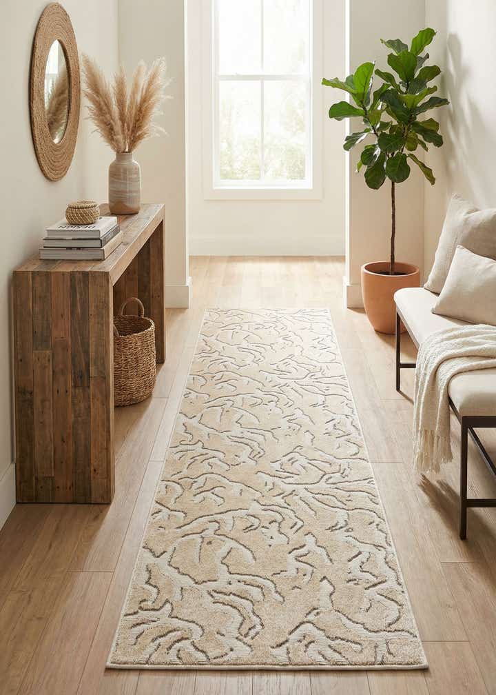 2' 7 x 10' Easy-Clean Sabrina Soto Indoor / Outdoor Runner Rug