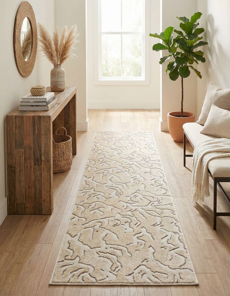 Detail image of  2' 7 x 10'  Washable Sabrina Soto Indoor / Outdoor Runner Rug