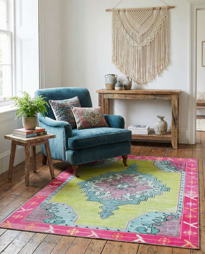 3' 6 x 5' 6 Washable Timeless Rug