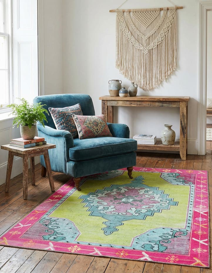 3' 6 x 5' 6 Washable Timeless Rug