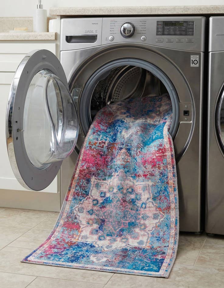 Detail image of 2' 7 x 12'  Washable Renaissance Runner Rug