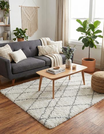 4' x 6' Soft Touch Shag Rug