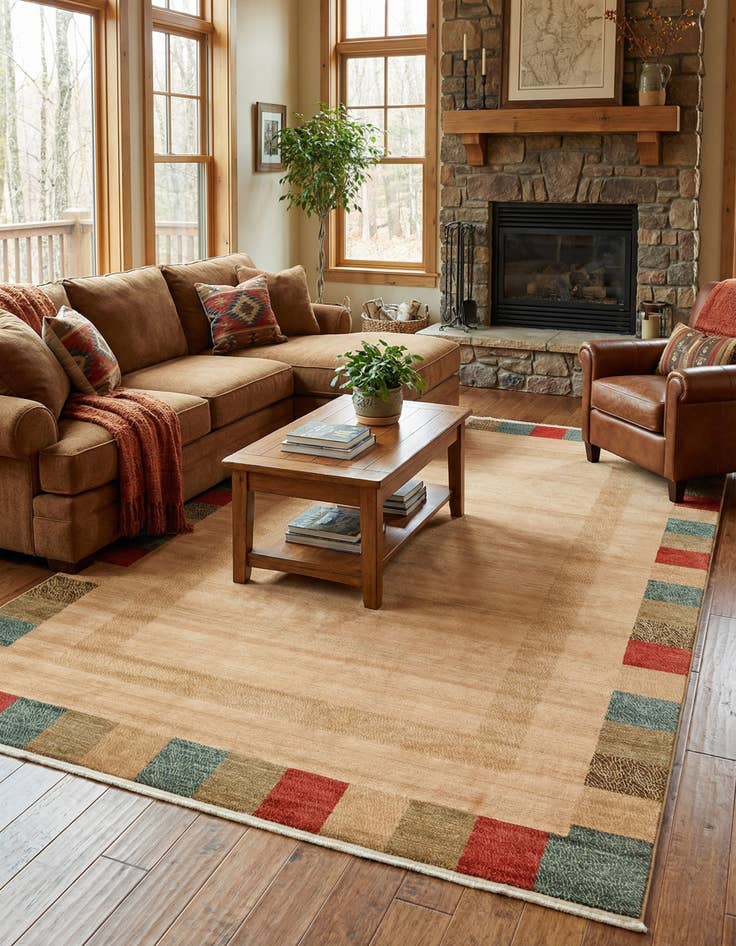 Detail image of 10' 6 x 16' 5 Kashkuli Gabbeh Rug