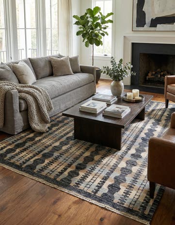 8' 2 x 10' 5 Hand Knotted Darya Wool Rug