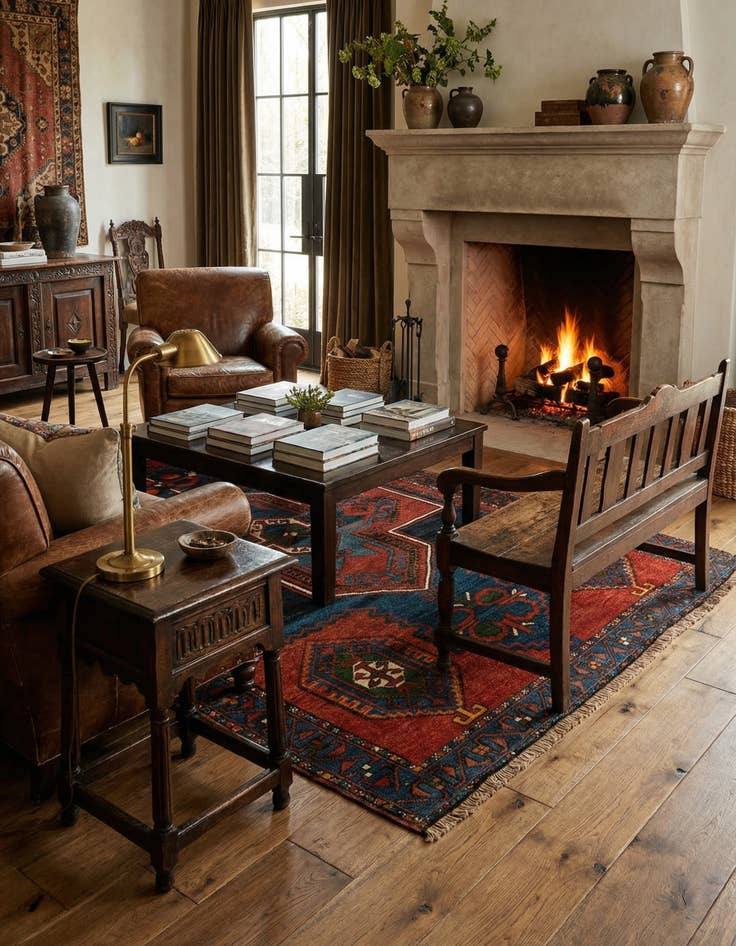 Detail image of 4' 6 x 7' 5 Kazak Rug